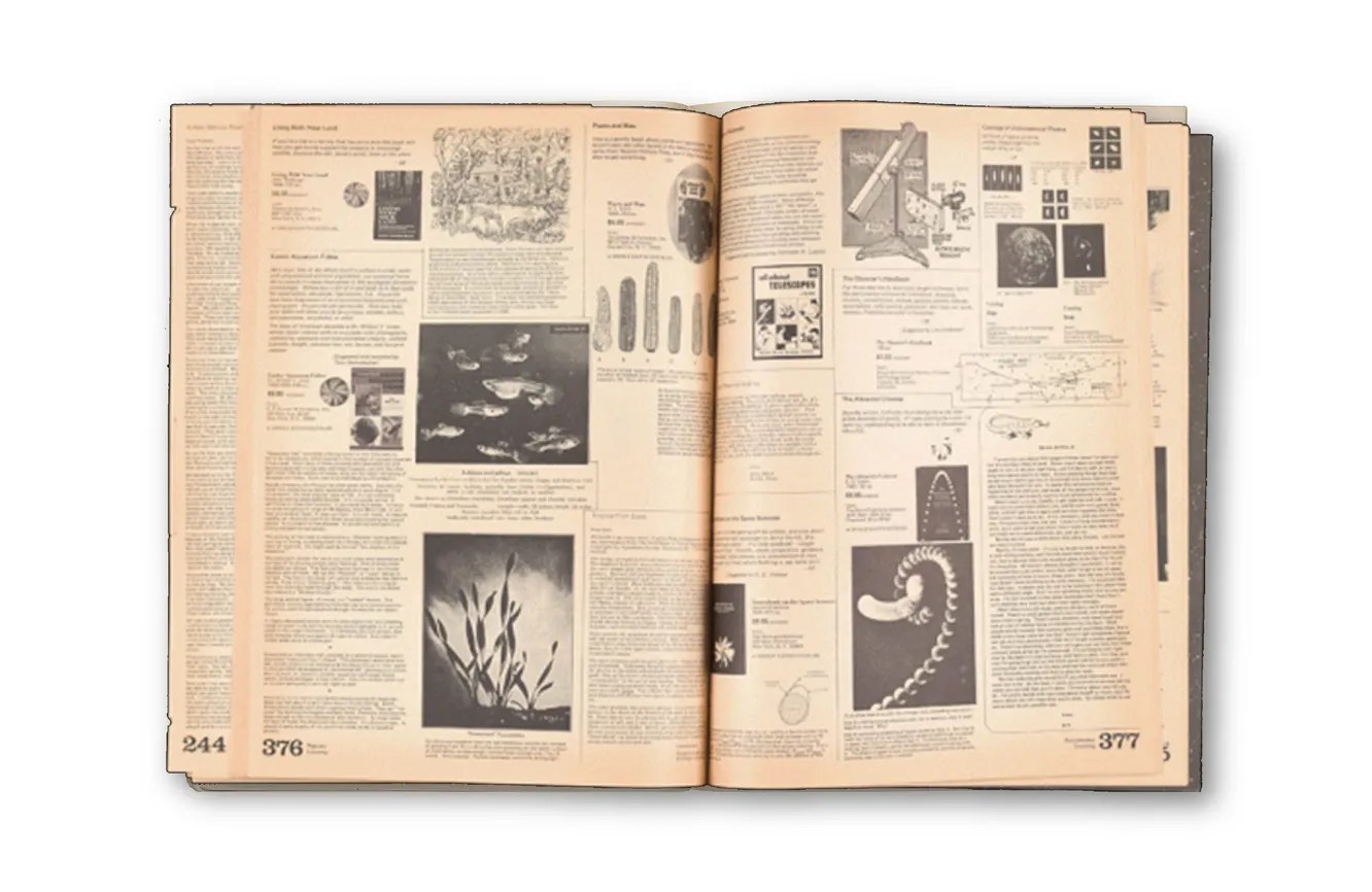 Разворот Whole Earth Catalog